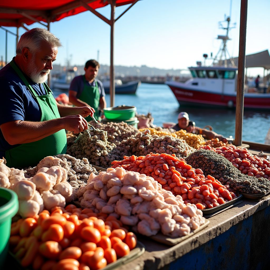 Mercado de Frutos del Mar en Mar del Plata